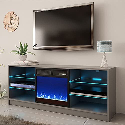10 Best 10 Electric Fireplace Tv Stand No Assembly 10 of 2022