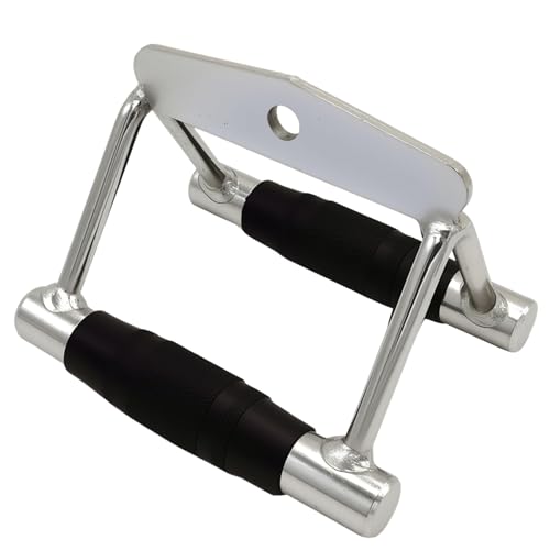 qibylift Barre de traction LAT,corde de triceps à double poignée en D entraînement musculaire,barre de pression droite rotative en forme de V pour entraînement de poids,accessoires de machine à câble – vue 7