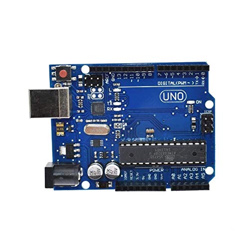 Image of UNO R3 DIP Board ATmega328P with USB Cable Compatible with Arduino IDE Projects (DIP Pack of 1)