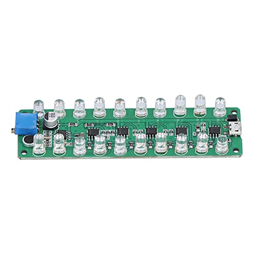 DC 5 V-12 V VU Meter LED VU Meter Module Spraakbesturing Omgekeerde Verbinding Bescherming 10 Cm X 3 Cm Melodie Licht… - Image 7