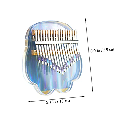 BIENKA 2pcs 17 Touches Kalimba Pouce Piano Portable Kalimba avec Tuning Hammer Mbira Doigt Piano Instruments de Musique… - Les Beatles, Paul McCartney, John Lennon, RIngo Starr, George Harrison BIENKA 2pcs 17 Touches Kalimba Pouce Piano Portable Kalimba avec Tuning Hammer Mbira Doigt Piano Instruments de Musique… – Image 3