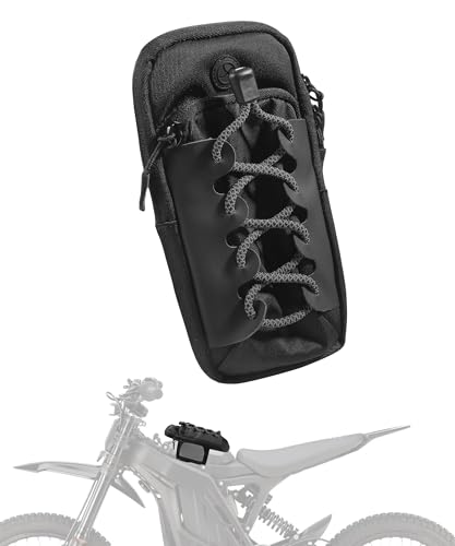 PAIYUE Dirt Bike Frame Bag Motorcycle Frame Bag Car Accessories Powersports Gear Bags Universal Electric Vehicle Front Bags Ebike Accessories Suitable for Most Motorcycles Dirt Bike (Black)