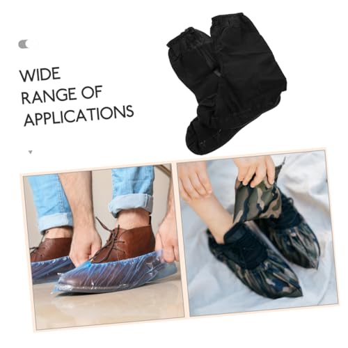 1 par de cubiertas para zapatos de lluvia para unisex - Protectores de botas para motocicleta antideslizantes, ligeros y portátiles para actividades al aire libre camping, senderismo y pesca con diseño de cremallera para fácil uso miniatura 7