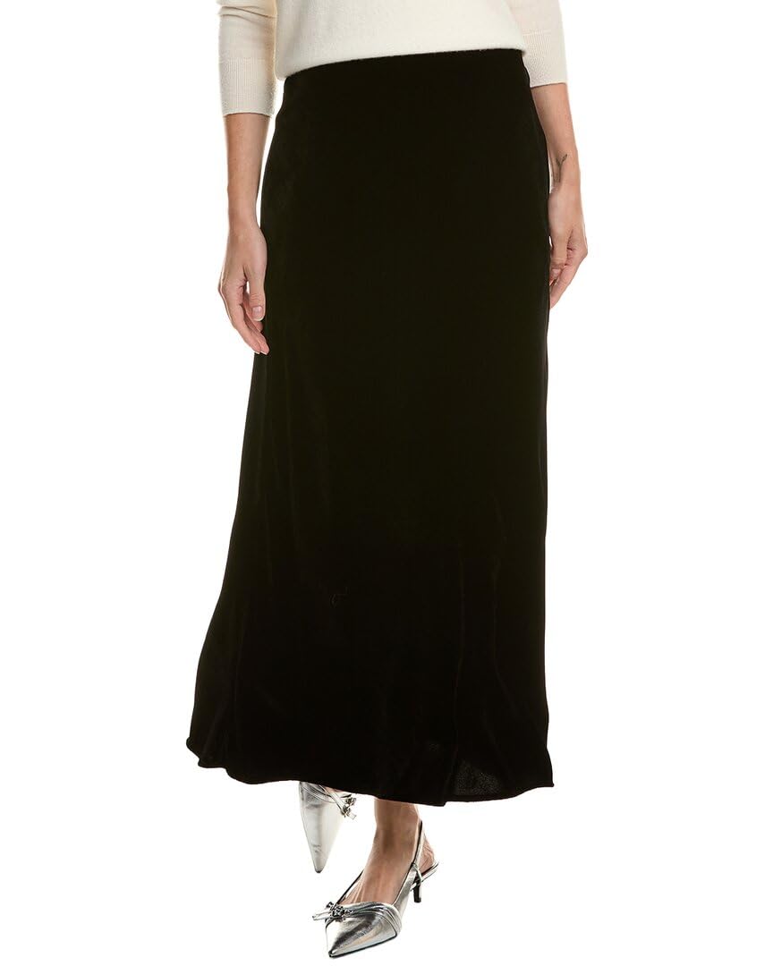 Silk Velvet Maxi Skirt by Velvet by Graham Spencer