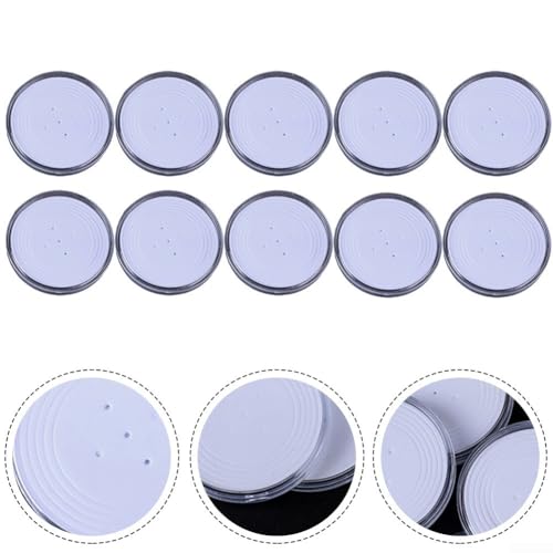 Set de cajas transparentes para monedas con 10 cápsulas de 70mm miniatura 4