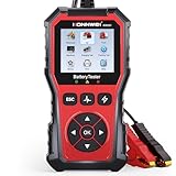 KONNWEI Autobatterie Tester KW331, 6V 12V 24V batterietester kfz 10-2000 CCA, batterie tester auto Lade-Anlasser-System Autoatterie analysator für Auto, LKW, Marine, Motorrad, SUV