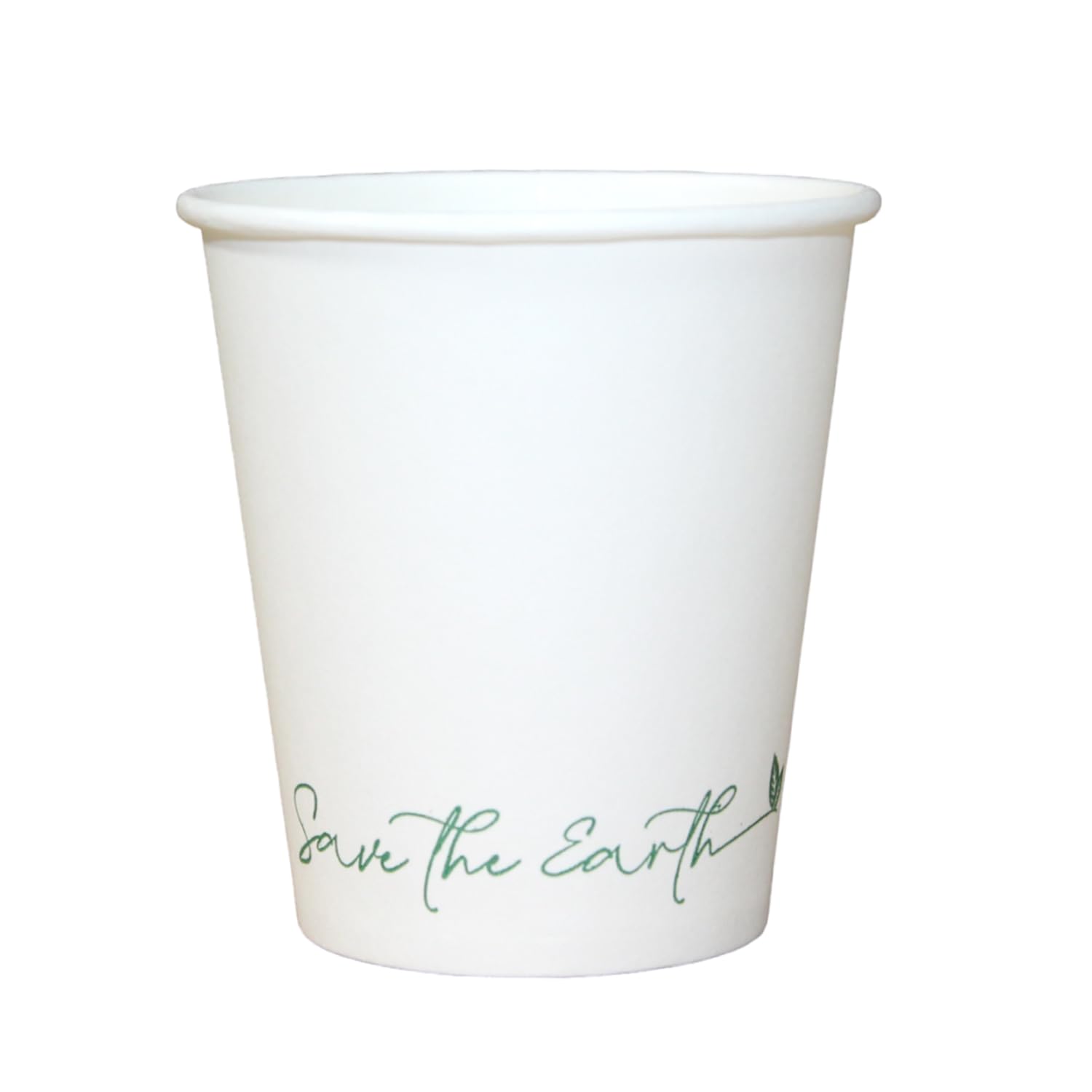 Vaso de Cartón Blanco Desechable Biodegradable 200cc (7oz) Resistentes Café, Té, Bebidas Frías Pack 1000