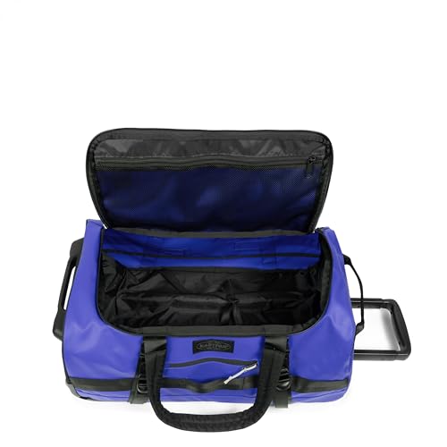 Image of Eastpak Duffel Pack Wheel S - 38L Wheeled Duffel with Telescopic Handle, Convertible Backpack Straps, Weatherproof Finish & Gear Loops
