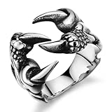 El anillo de acero inoxidable está especialmente pulido y muy cómodo. Tiene alta dureza y fragilidad. Puede mantener el brillo metálico original.