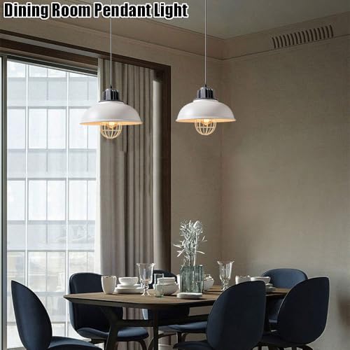 Lampe suspendue industrielle E27 en métal noir pour éclairage de bar