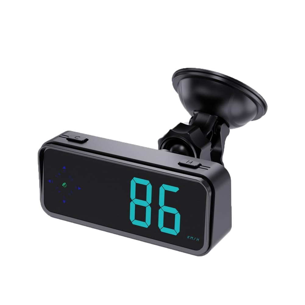 2024 Mini LED Digital Speedometer GPS Car HUD Head Up Display MPH/KMH Universal