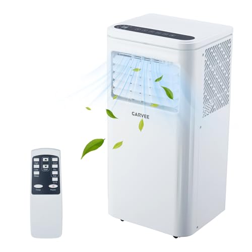 GARVEE 10000BTU Portable Air Conditioner 3 in 1 w/LCD Display Remote Control, Cooling Up to 450 sq.ft, AC Cooling, Dehumidifier, Fan for Bedroom, Offi