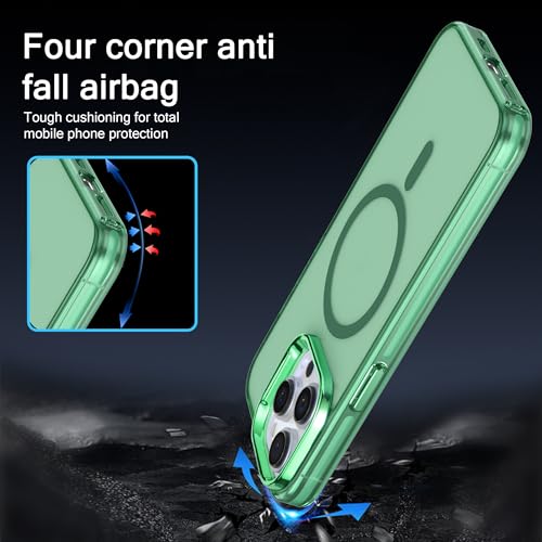 Coque iPhone 15 Pro MagSafe verte idéale pour vos sorties - 4