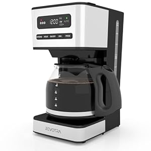 12-Cup Programmable Coffee Maker, R...