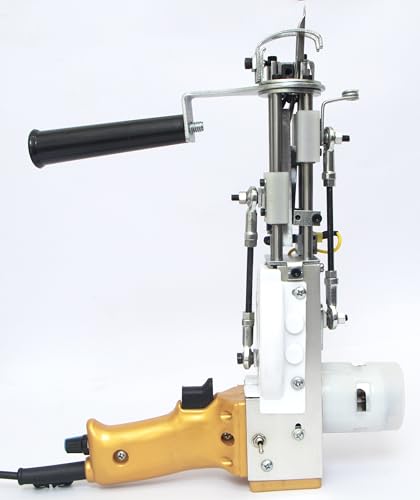 Image of Duo NK01 2-in-1 Electric Tufting Machine /Gun for Rug Making, Carpet Weaving Machine Best Industrial Rug Making Tufting Tools, Perfect for Beginners and Professionals (Golden)