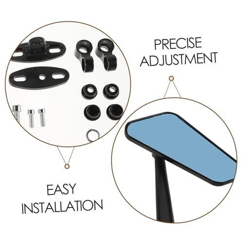 Espejos laterales ajustables para manillar que eliminan vibración 7