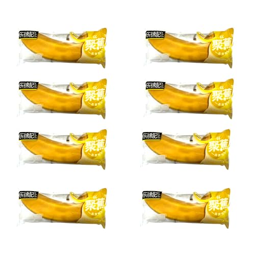 Lejinji Asian Banana Bread Sticks with Filling - 21 oz (8-Pack) |...