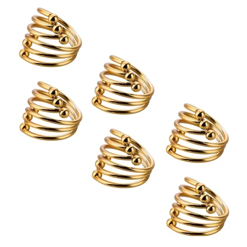 Uhidka Anillo de Servilleta Decoración de Mesa Hebilla de Servilleta Anillo de Servilleta Exquisito Anillo de Servilleta de Anillo de Tela B