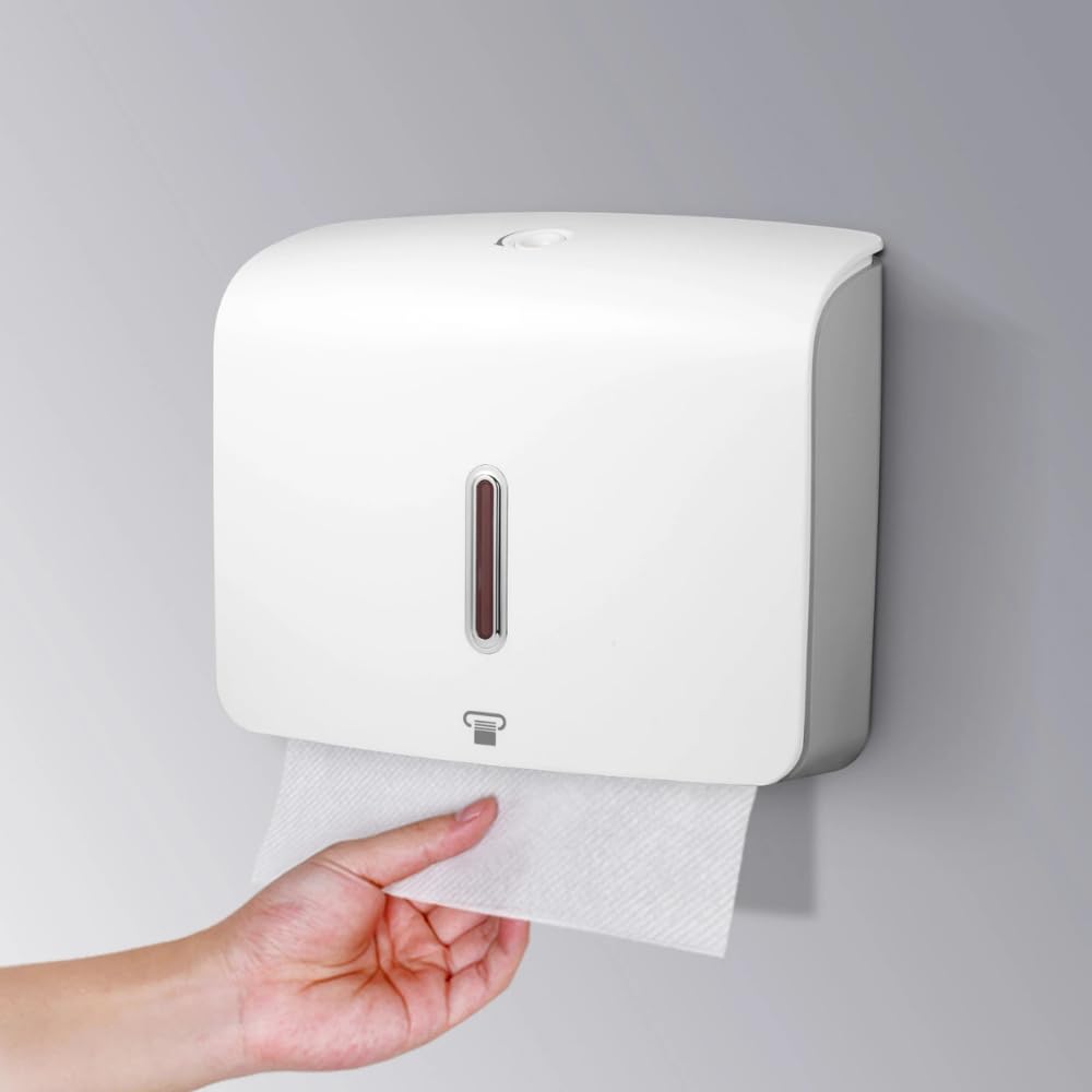 Palucart Asciugamani monouso di carta piegati a z per dispenser misura 20,5 x 24 cm microgoffrato pura cellulosa interfogliati Varie quantità (7500)