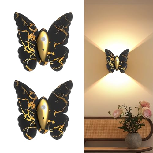 Image of Eneru Motion Sensor Wall Sconce Set of 2, Rechargeable Wall Lights, Indoor