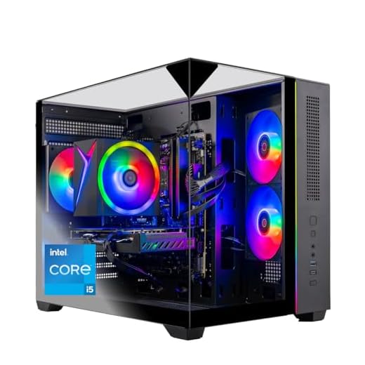 Skytech Gaming Crystal Gaming PC, Intel i5 14400F 2.5GHz, NVIDIA RTX 5050 8GB, 1TB NVMe SSD, 32GB DDR5 RAM 5200 RGB, 650W Gold PSU, Wi-Fi, Win 11, Gaming Desktop