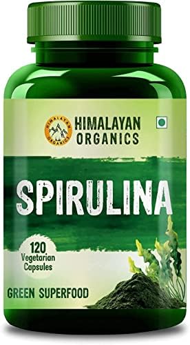 JOKE Himalayan Organics Spirulina 2000mg Per Serving - 120 Veg Capsules