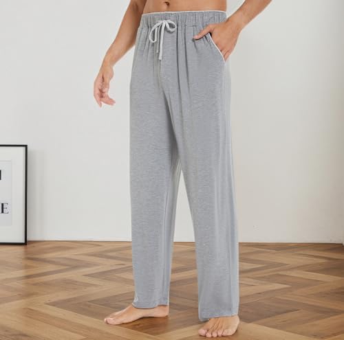 Pajama Pants for Men Bamboo Viscose Lounge PJS Bottoms