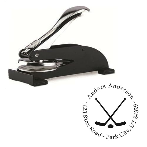 Hampton Studios Custom Soccer Logo Desk Embosser Seal - 1.675