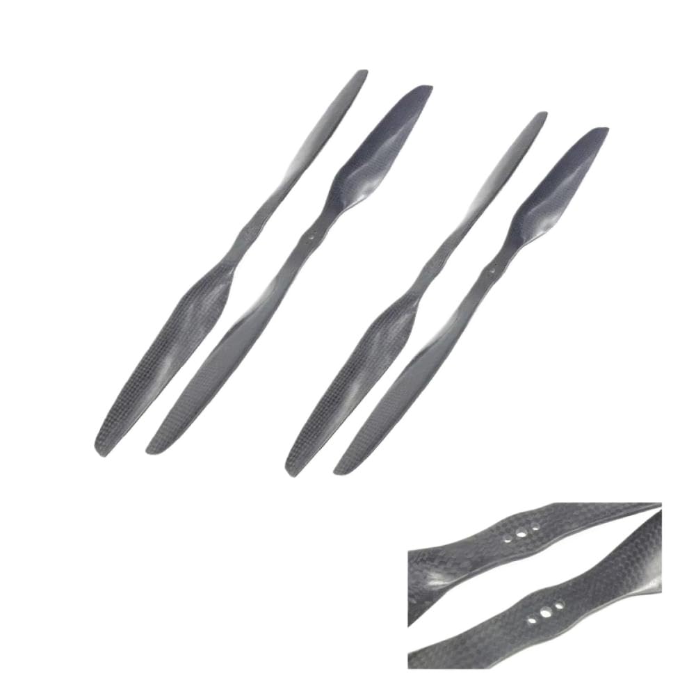 2 Coppie Eliche in Fibra di Carbonio 15x5.5 CW CCW Compatibili con Drone Quadricottero S800