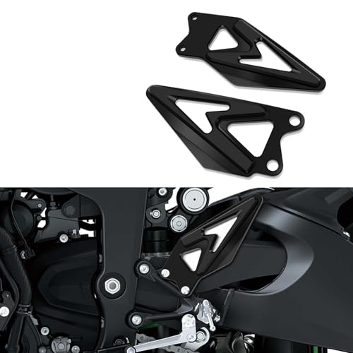 Accessoires de moto ZX-6R repose-pieds et protection vert noir