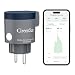 Produktbild Stromzähler für Steckdose - GreenSun WLAN Steckdose Outdoor, Stromzähler für Balkonkraftwerk Zeitschaltuhr Aussenbereich Strommessgerät Steckdose Stromverbrauchsmesser für Mini PV 2,4GHz 16A