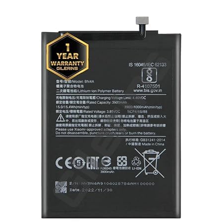 Image of Original BN4A Battery for Redmi Mi Note 7 Pro /Note 7 / Note 7S Battery with 1 Year Warranty*****(A0249)