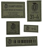 Amazon.co.jp: CAMPGEEKS ワッペン ミリタリー戦術風刺繍マジック貼り
