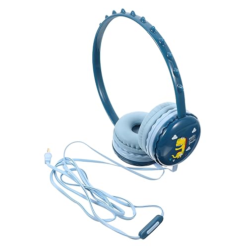 NUOBESTY Casque Audio Filaire pour Garçon Fille Design Dinosaure Casque Circum-aural Gaming Écouteurs Filles Femmes