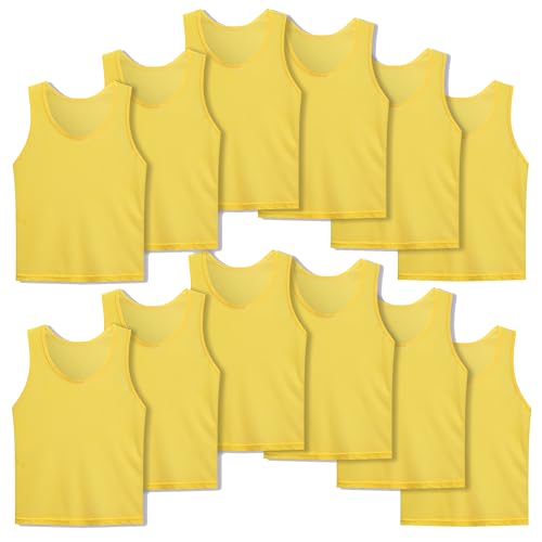 SPTEHW Scrimmage Vests Pinnies Team Practice Jerseys for Kids,Youth and Adult Sports...