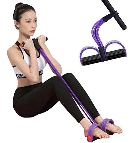 Nemopter Lot de 6 Audacieux Bandes de RéSistance éLastique Bodybuilding Expander ÉLastique Bande De RéSistance Yoga ÉQuipement De Sport Taille Bras Jambe Exerciseur Appareil De Fitness à Domicile Cover