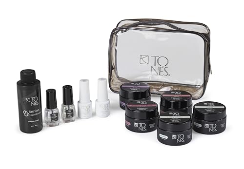 TONES Professional Fashion Poly Gel Nail Sampler Kit