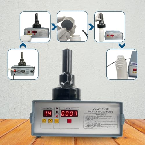 Image of SMART PACK Induction Sealing Machine for Packaging of Jar Sealing | Portable Induction Sealer | Foil Heat Sealer for Bottles | Heat Sealer for Jars | Manual Induction Sealer | Pack of 1