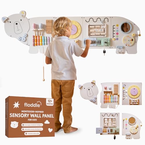 Sensory Wall Panel for Kids – Toddler Learning Activity Center - ...