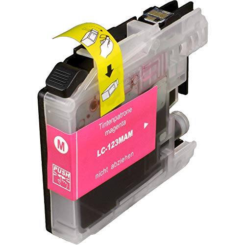 Preisvergleich Produktbild Ampertec Tinte für Brother LC-123M Magenta