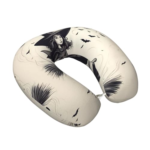Almohada de viaje de espuma viscoelástica y diseño en U miniatura 2