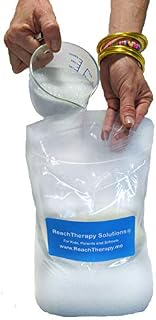 ReachTherapy Solutions))) Glass Beads for Crafts | 5 lbs | Microbeads for Weighted Blankets Lap Pads Sensory Toys & Dolls | Also Available: 3 8 10 12 or 20 lbs