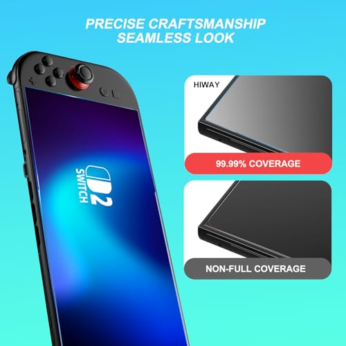 Protector para Nintendo Switch 2 antiarañazos que soluciona las burbujas al instalar 4