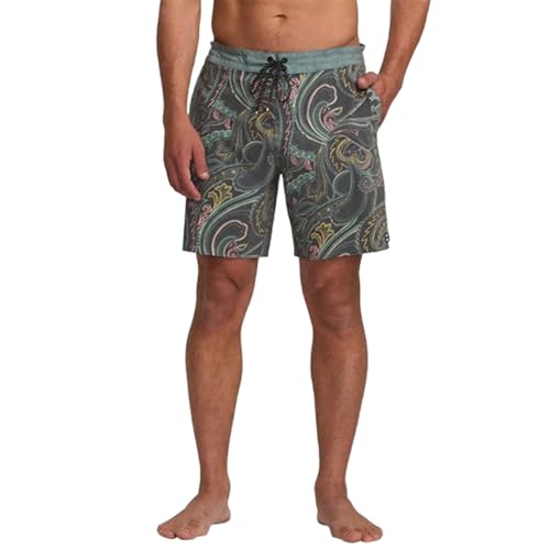 Billabong Men's Standard Good Times Lo Tide Boardshorts - Light Weight and Quick Drying Elastic-Waist Shorts