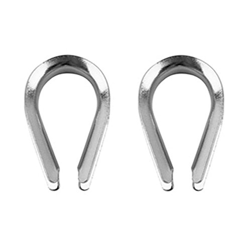 Eowpower 2PCS M12 304 Stainless Steel Thimble Rigging for 1/2