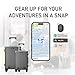 2025 New [Apple MFi Certified] Air Tracker 2 Pack, Loud Beep, 3-Year Battery, IP68 Waterproof Tracker Compatible with Apple Find My app (iOS only), Smart Tracker Tag for Keys, Pets, Bags, Luggage