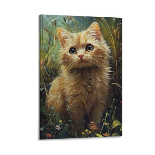Toile chat persan pour décorer le salon ou la chambre à coucher