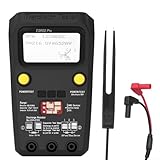 ESR02 Pro Digitaler Transistor-Tester, für SMD-Komponenten-Messgerät, Induktivitätsmesser, für Ingenieure, Elektronik-Reparaturtechniker (ESR02PRO, schwarzer Clip)