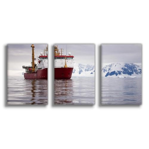 Navire de patrouille de glace poster sur toile idée cadeau originale 50x75 cm