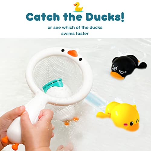 Marppy Toddler Bath Toys, Wind-Up Bath Toy Ducks For Toddlers Kids Boys And Girls, Swimming Bath Toys - Fun Bathtub Toys And Pool Toys For Toddlers, Baby Duck Bath Set And Water Toys #TOP2